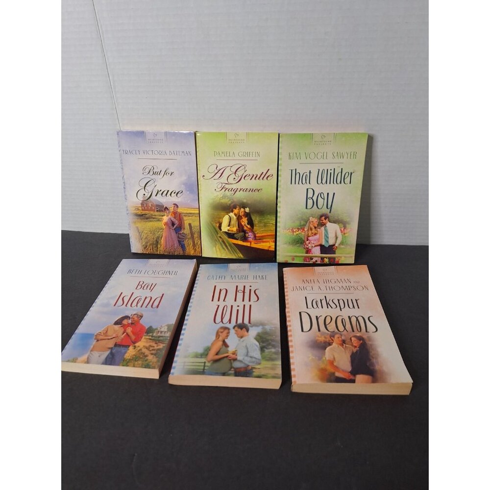 Heartsong Presents, Christian Romance Novel Paperback Lot Of 6